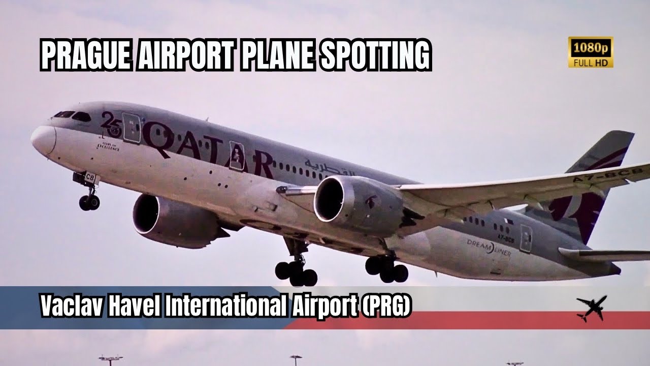 Prague Plane Spotting I 30 Minutes of Non-Stop Action at Václav Havel Airport 🇨🇿 [HD]