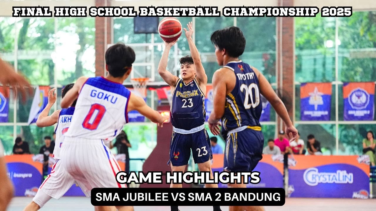 SMA Jubilee vs SMA 2 Bandung I LEEBRON Bersinar di Final High School Basketball Championship 2025