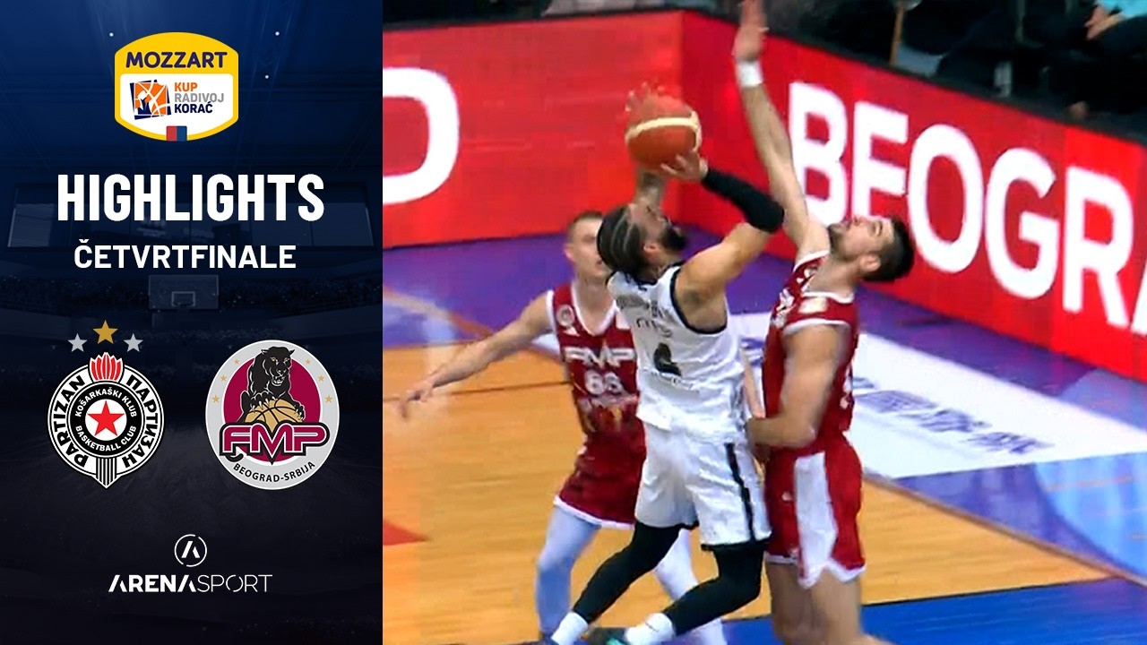 Partizan - FMP 95:90 (posle produžetka) | Četvrtfinale Kup Radivoj Korać | 19. februar 2026.