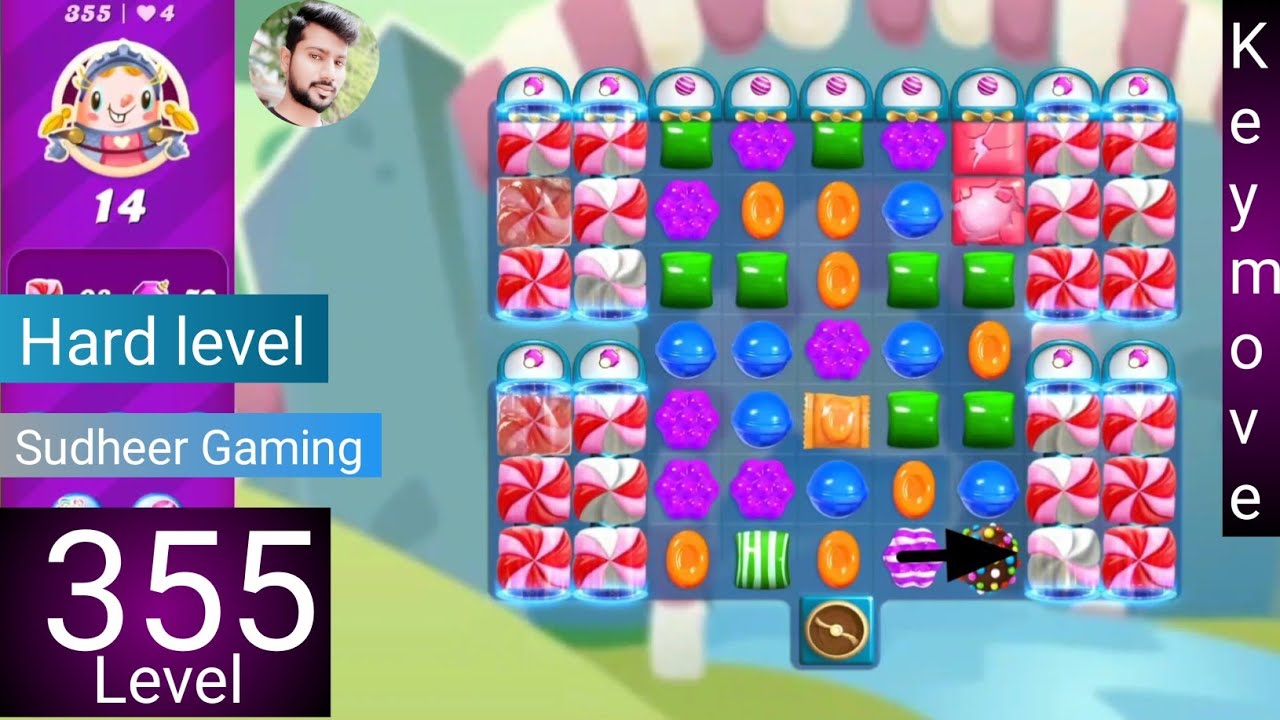 Candy crush saga level 355 ।   Hard level । No boosters । Candy crush 355 help। Sudheer CC  Gaming