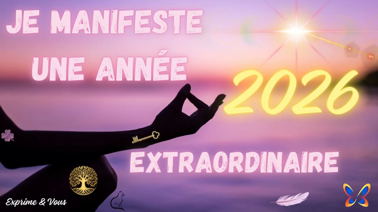 ✨️JE MANIFESTE UNE ANNEE 2026 EXTRAORDINAIRE