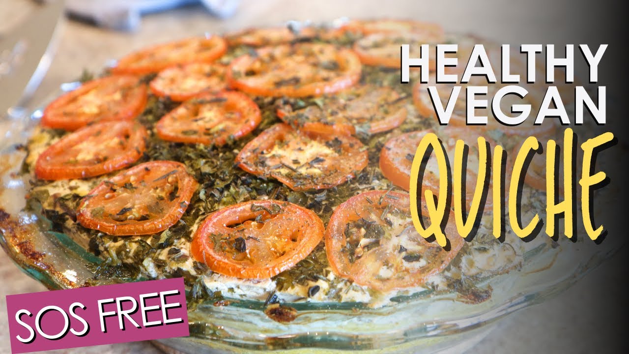 Easy Vegan Brunch! Polenta Veggie Quiche | Vegan Oil Free