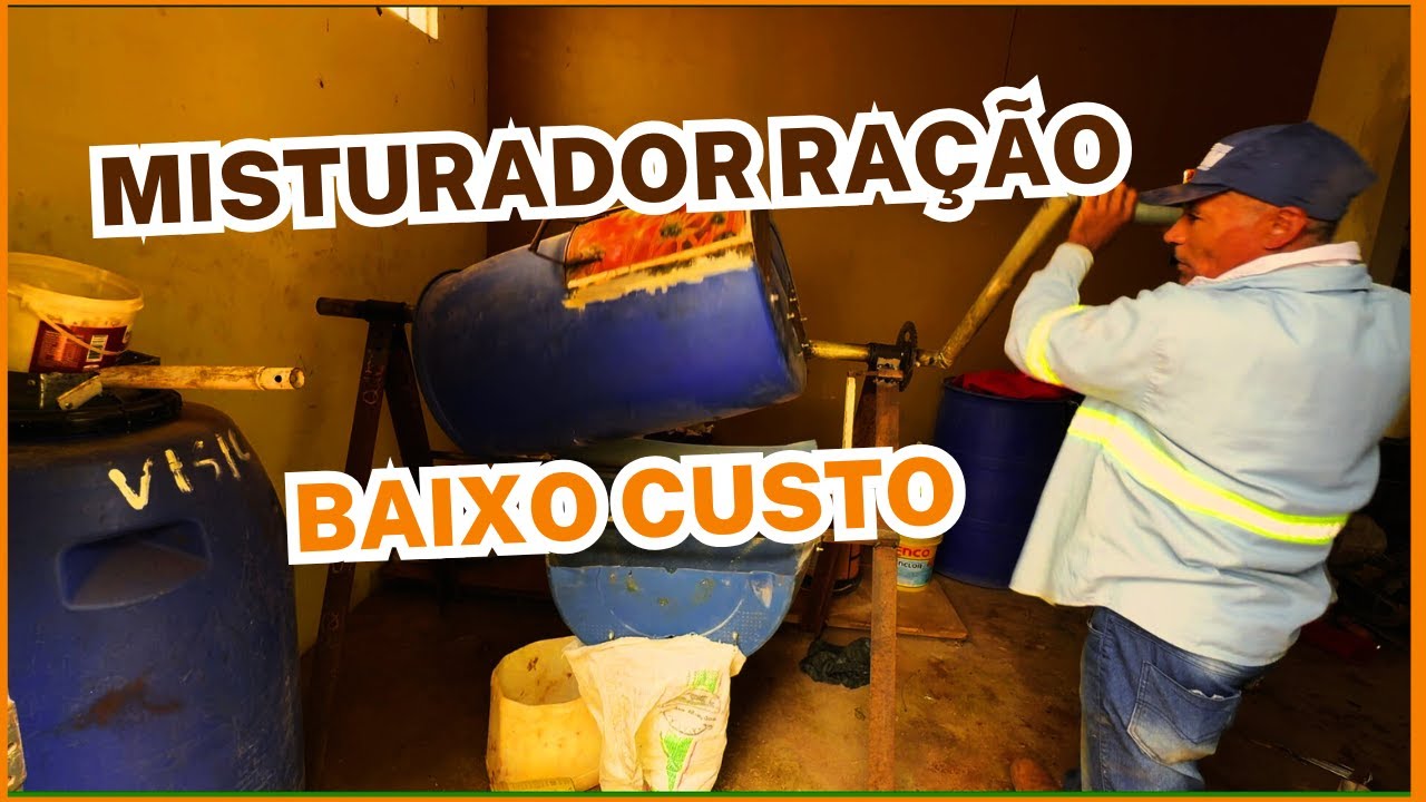 Misturador Caseiro de Ração: Aprenda a Fazer com Baixo Custo