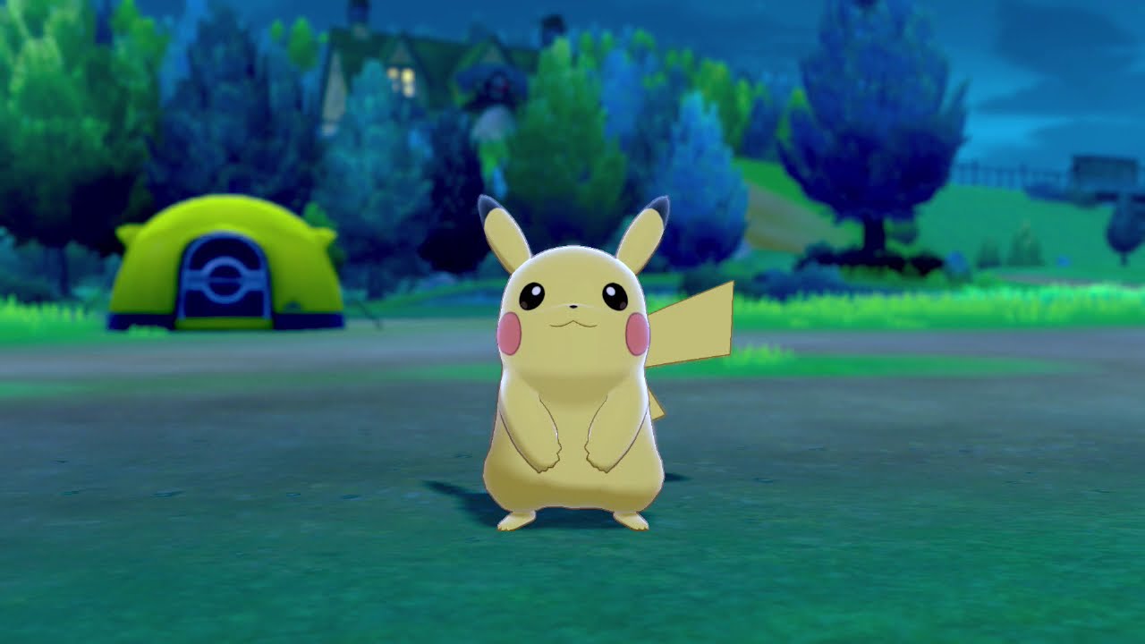 Pikachu In Camp - Pokemon Sword & Shield