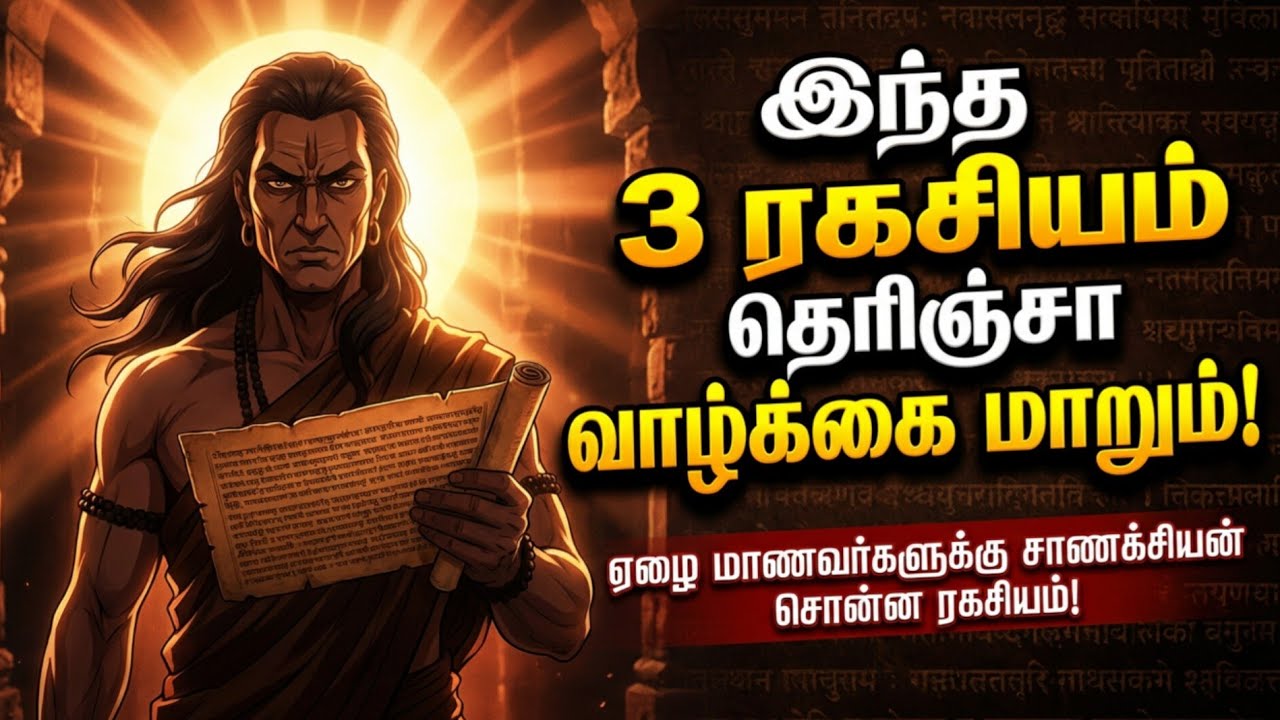 இந்த 3 ரகசியம் தெரிஞ்சா பணம் வரும்! | சாணக்கியன் சொன்ன ரகசியம் |