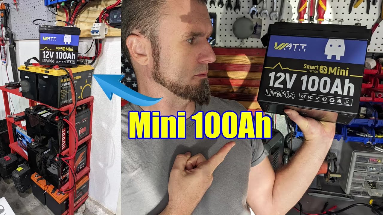 ЛУЧШИЙ МИНИ-литиевый аккумулятор LiFePO4 с Bluetooth изготовлен по результатам испытаний на полну...