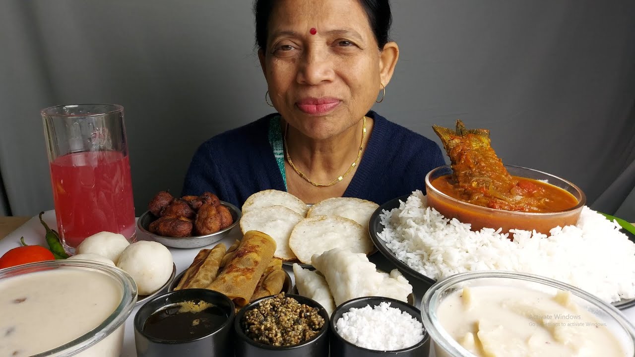 Food Eating Show Delicious BENGALI INDIAN Dishes MUKBANG