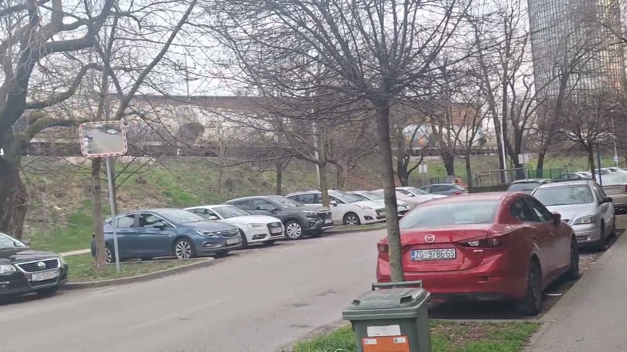 Trans Cargo 2788 - ASEA 1 141 109 HŽ CARGO + cereales vagoni Trešnjevka Rasputnica Zagreb.HR 