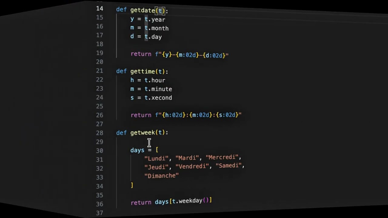 Python Weekends #6 Horloge Digitale avec Python