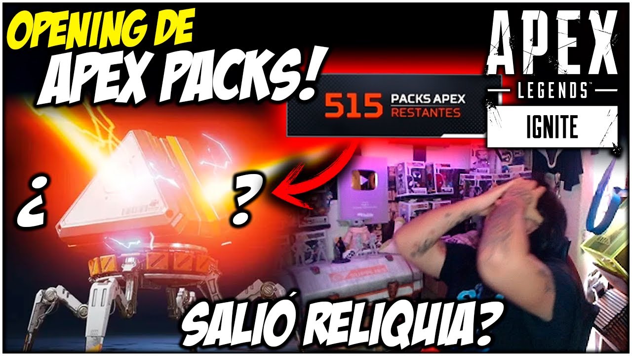 ¡Abriendo mis mas de 500 APEX PACKS en busca de mi SEXTA reliquia...! | Apex Legends IGNITE