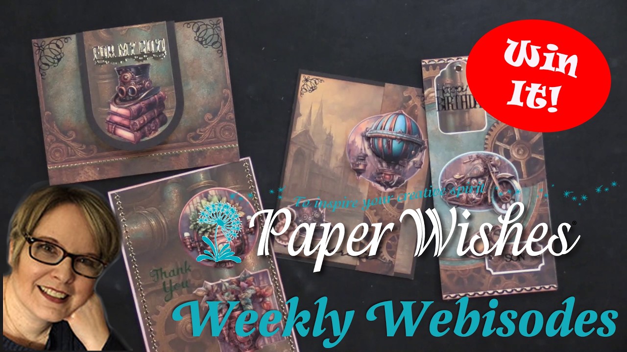 Card Ideas Using Steampunk Collection  by Find It Trading | PaperWishes.com