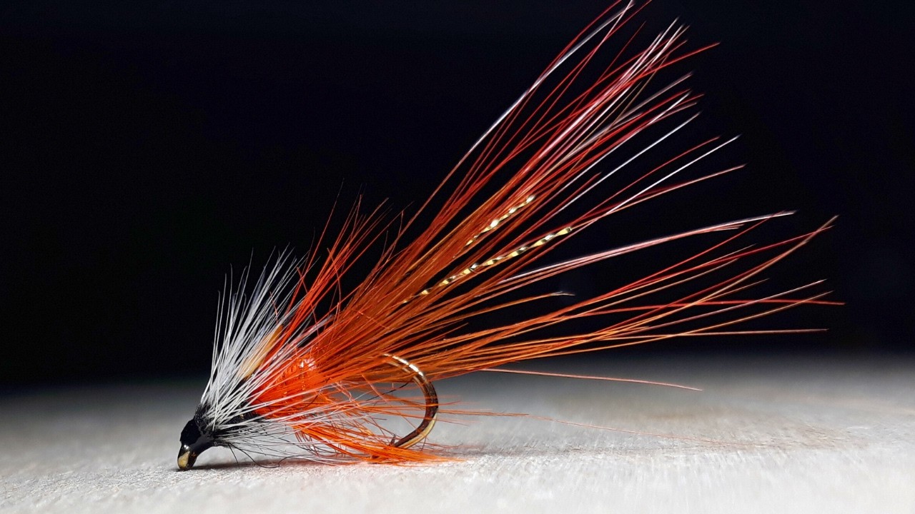 Tying the MOURNE Orange And Gold Irish Shrimp Fly
