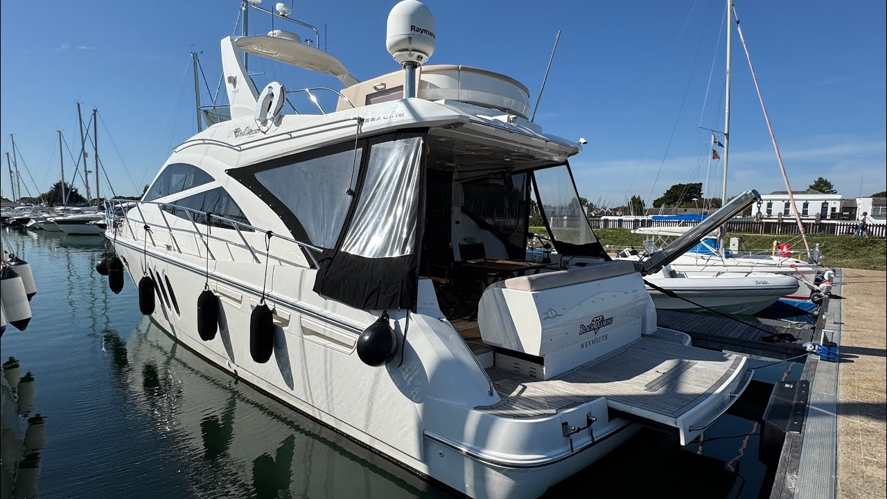 2006/07 Sealine T50 - £275,000 - video taken before recent mini refit. See website for new photos. 