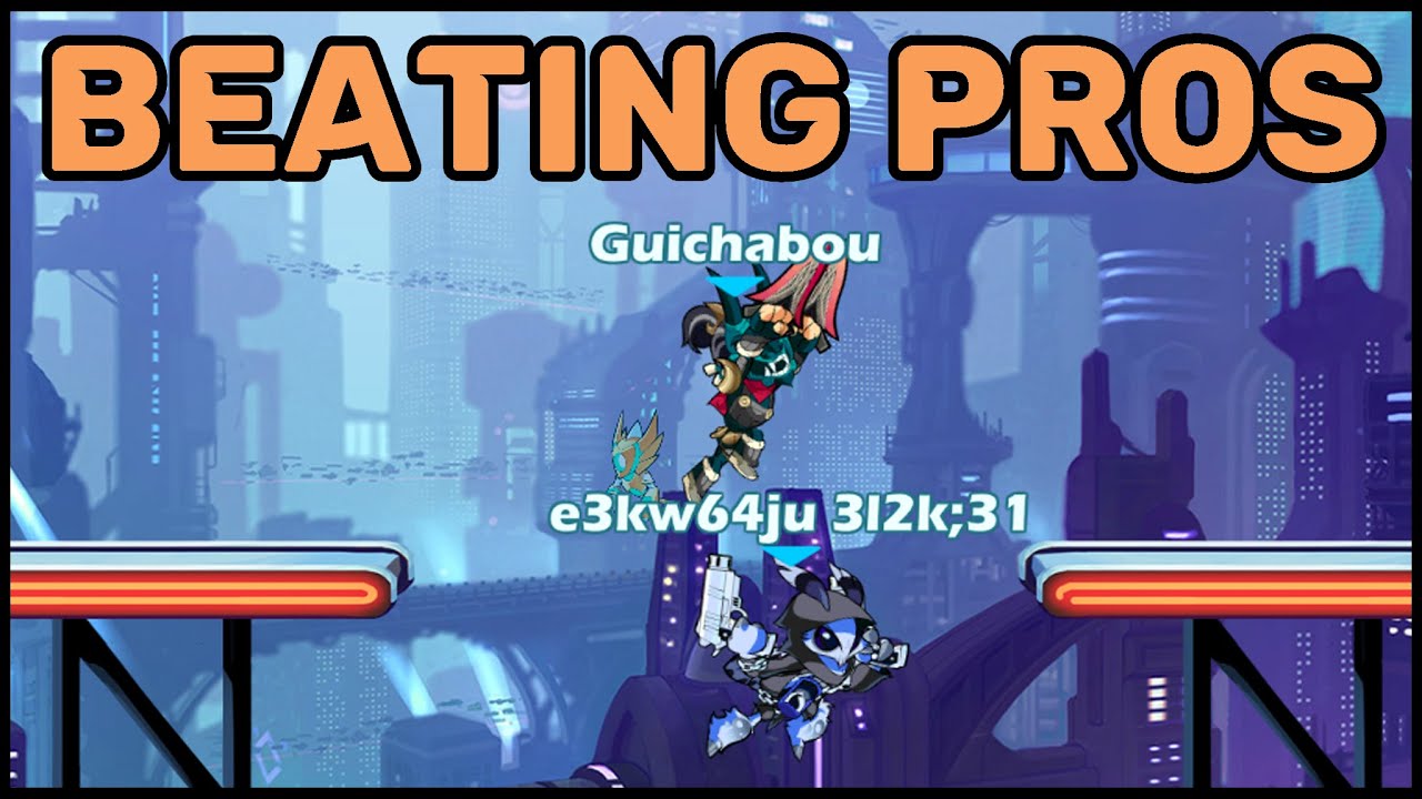 Победа над профессионалами с помощью Рено — рейтинговый матч 1 на 1 в Valhallan Brawlhalla