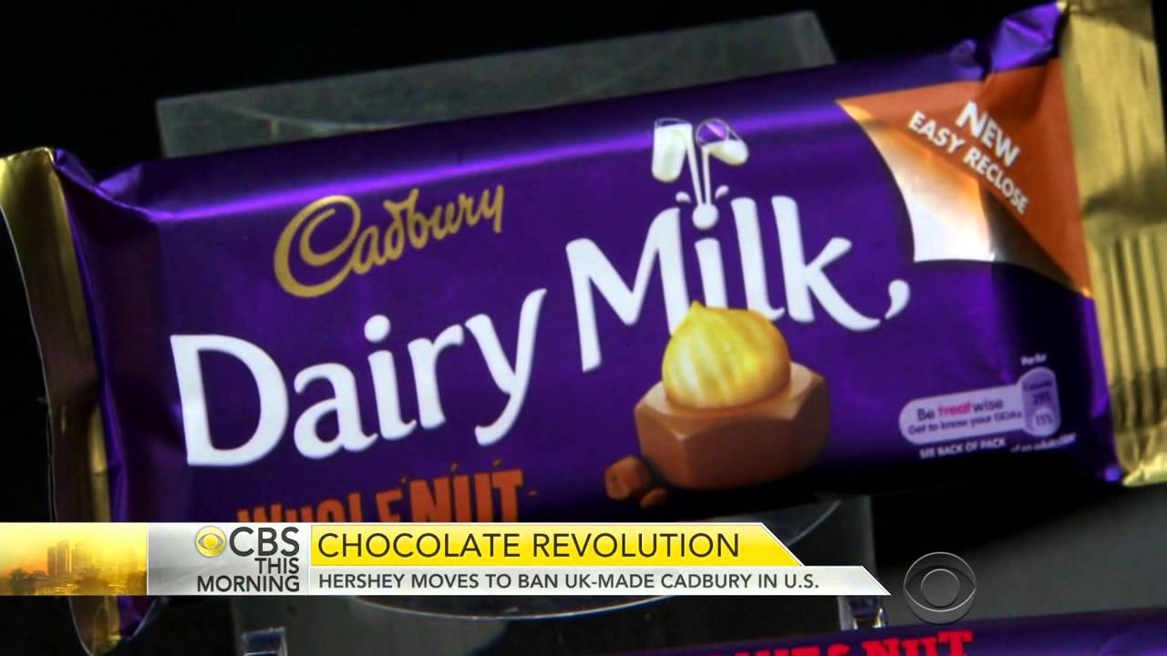 Hershey moves to ban U.K.-made Cadbury chocolates in U.S.