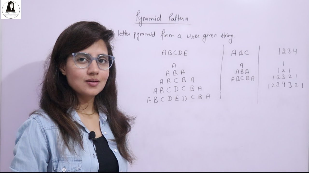 Solving Pyramid Pattern Question | C++ Placement Course #lecture63