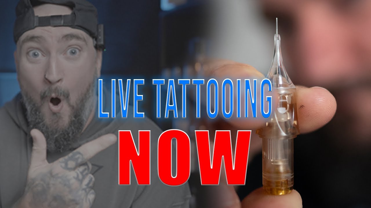 Tattooing a Music Sleeve LIVE STREAM || Q&A || Black and Grey || Realism Tattoo