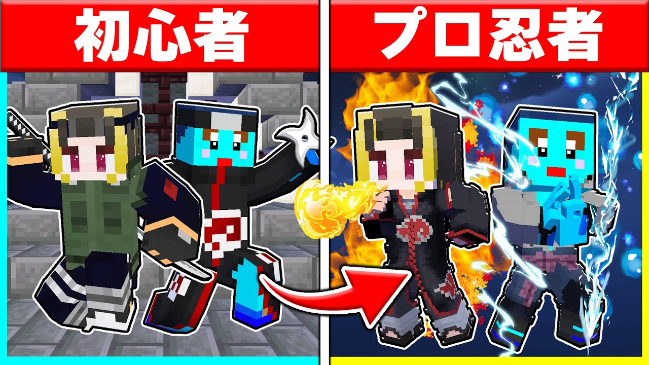 初心者忍者からプロ忍者を目指した結果！！！【まいくら/マインクラフト】