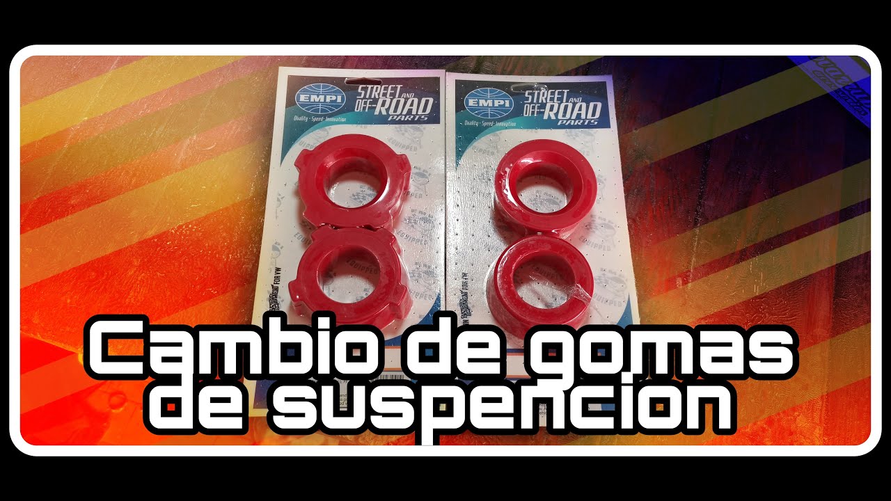 CAMBIO DE GOMAS DE SUSPENCION VOCHO  | Angel z