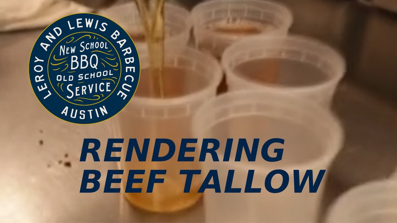 Rendering Beef Tallow at LeRoy and Lewis BBQ