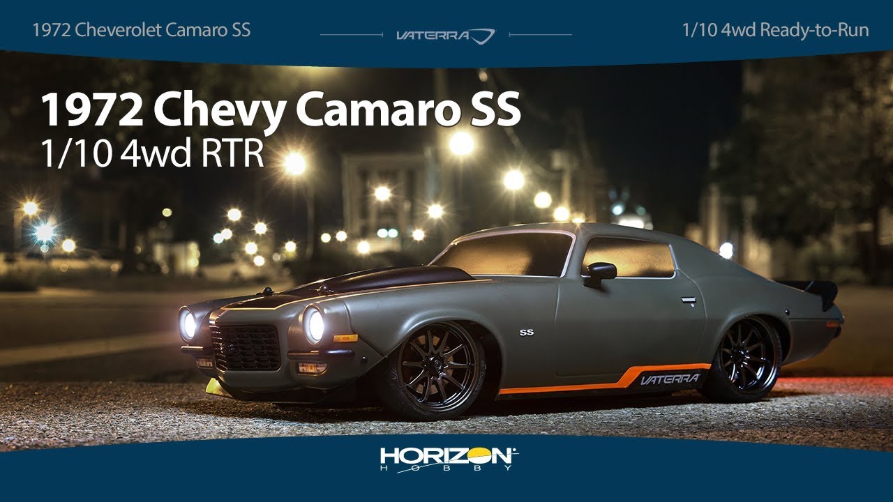 Vaterra 1972 Chevy Camaro SS, V100: 1/10 4WD RTR