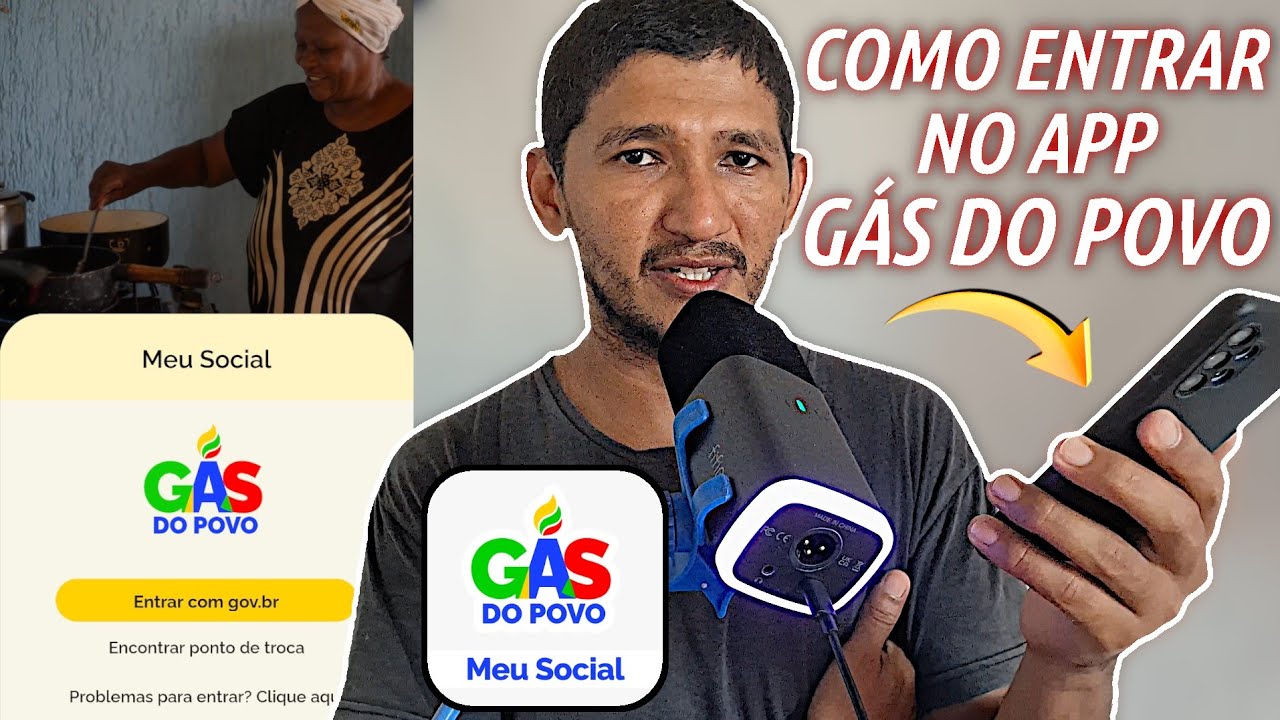 Como ENTRAR (Fazer Login)  no Aplicativo Meu Social - G&aacute;s do Povo