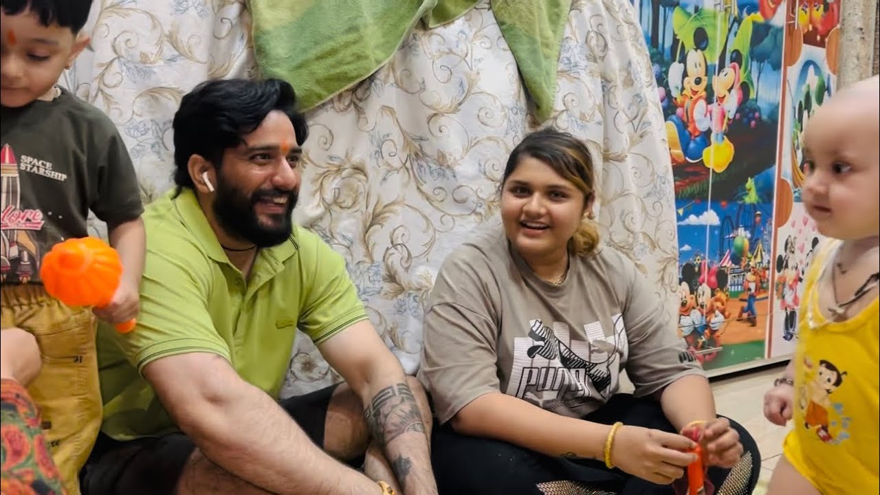 MasTi TiMe👉🏻Family GeT-togeThER👉🏻 ￼Aaj Ka Vlog Sunny(Mamu) K NaAm👍🏻🤣@dhairyavi thakur ❤️