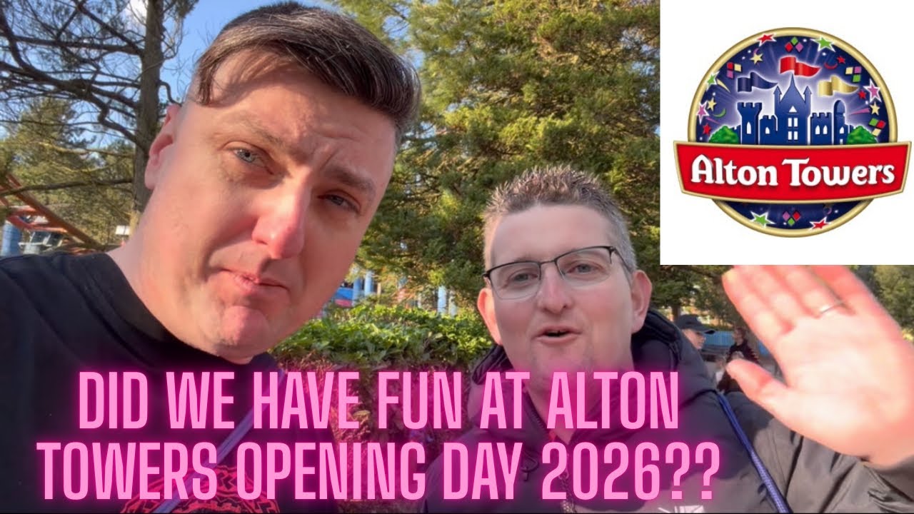 Хорошо ли мы провели время на открытии парка развлечений Alton Towers в 2026 году?? 🎢🎢