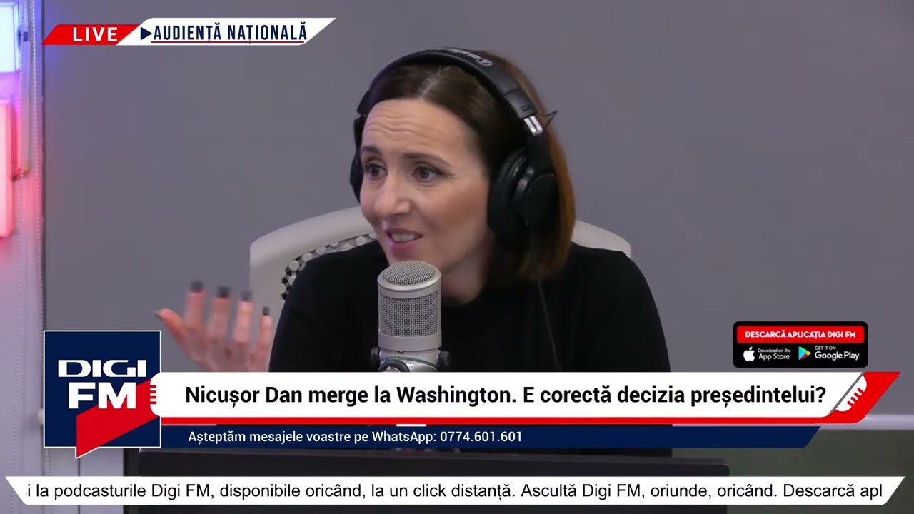 Nicușor Dan merge la Washington. E corectă decizia președintelui?