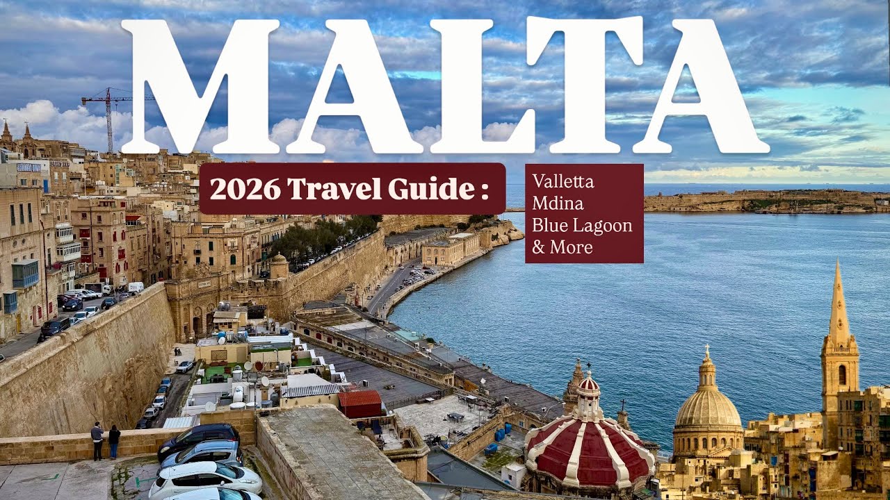 Malta Travel Guide 2026 | 7 Must-See Spots | Valletta, Mdina, Blue Lagoon & More | 4K