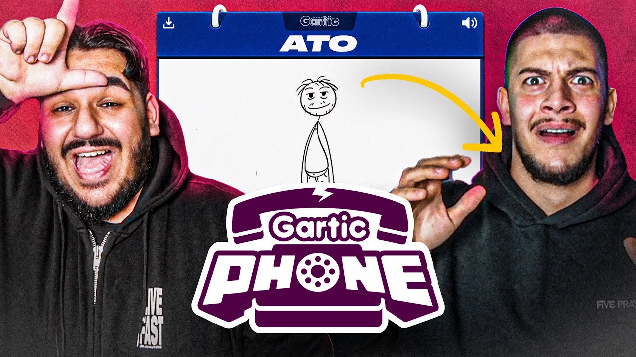 GARTIC PHONE zu EHRENLOS.. 😂💀 mit Atomulato & zLuan