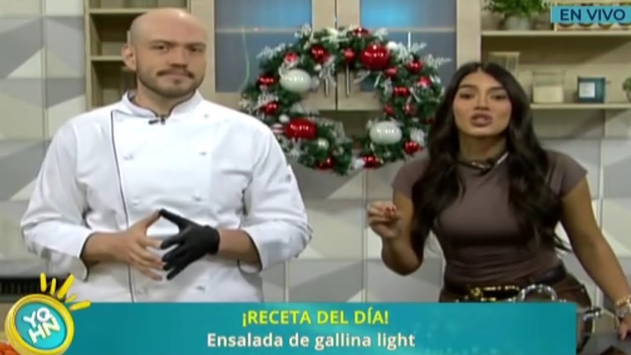 Ensalada de gallina saludable, sin mayonesa. Receta venezolana