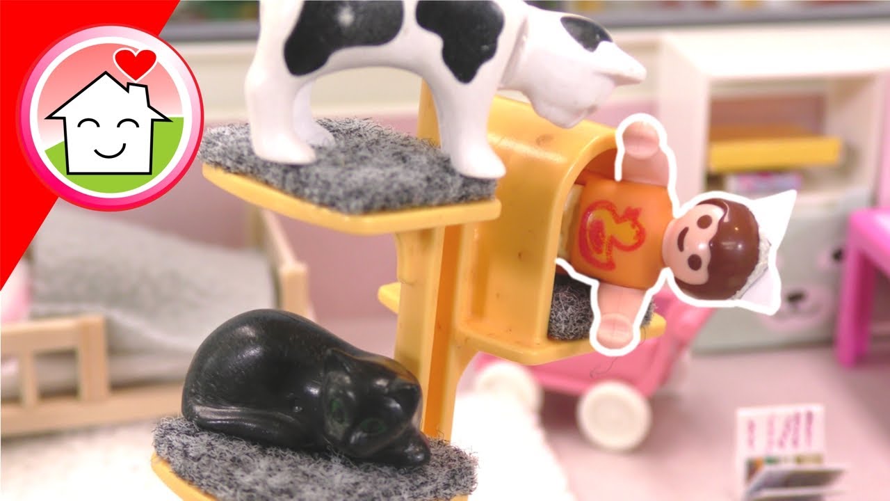 Playmobil Familie Hauser - Ein Tag als Katze - Geschichte mit Anna