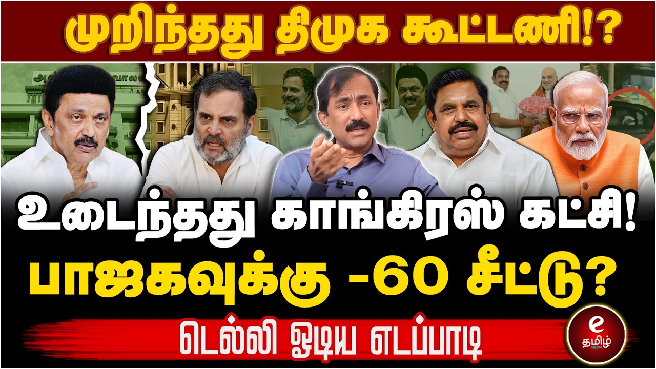 Pon raj Interview | முறிந்தது திமுக காங்கிரஸ் கூட்டணி? பாஜகவுக்கு 60 சீட்டு? DMK | CONGRESS | BJP