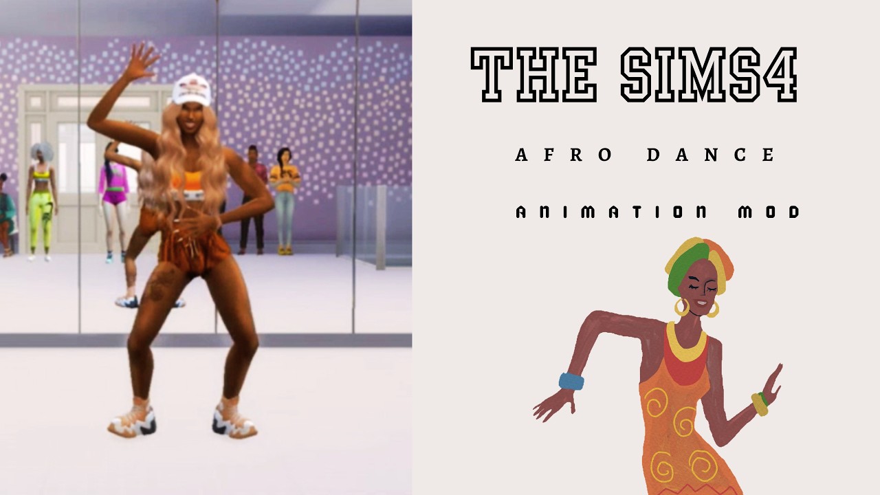 THE SIMS4: TIK TOK CHALLENGE AFRO DANCE -2