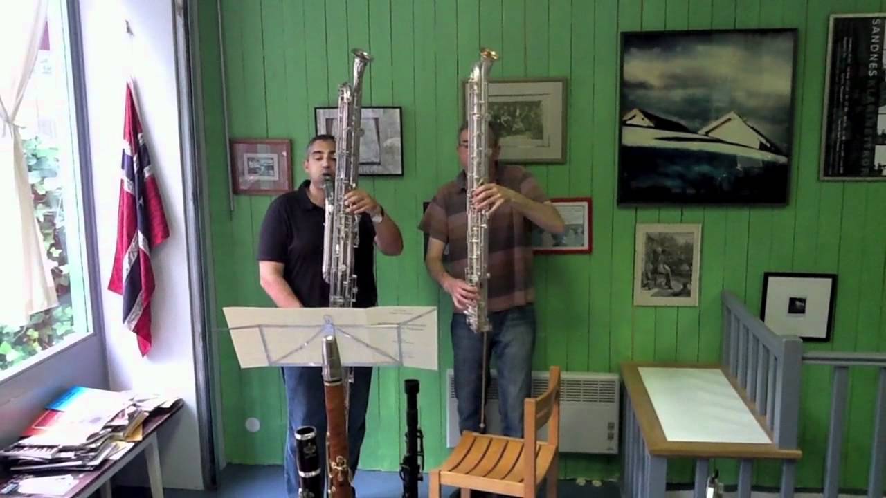 Octocontralto & Contrabass Clarinet Duet - Humorous scherzo - Sergei Profofiev