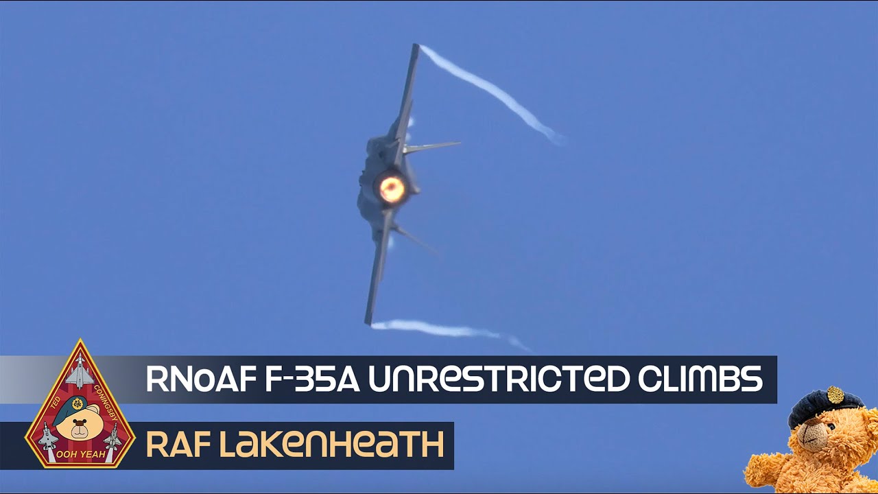 COBRA WARRIOR 331 / 332 SQN RNoAF NORWEGIAN F-35 QUICK CLIMBS UNRESTRICTED TAKEOFFS • RAF LAKENHEATH