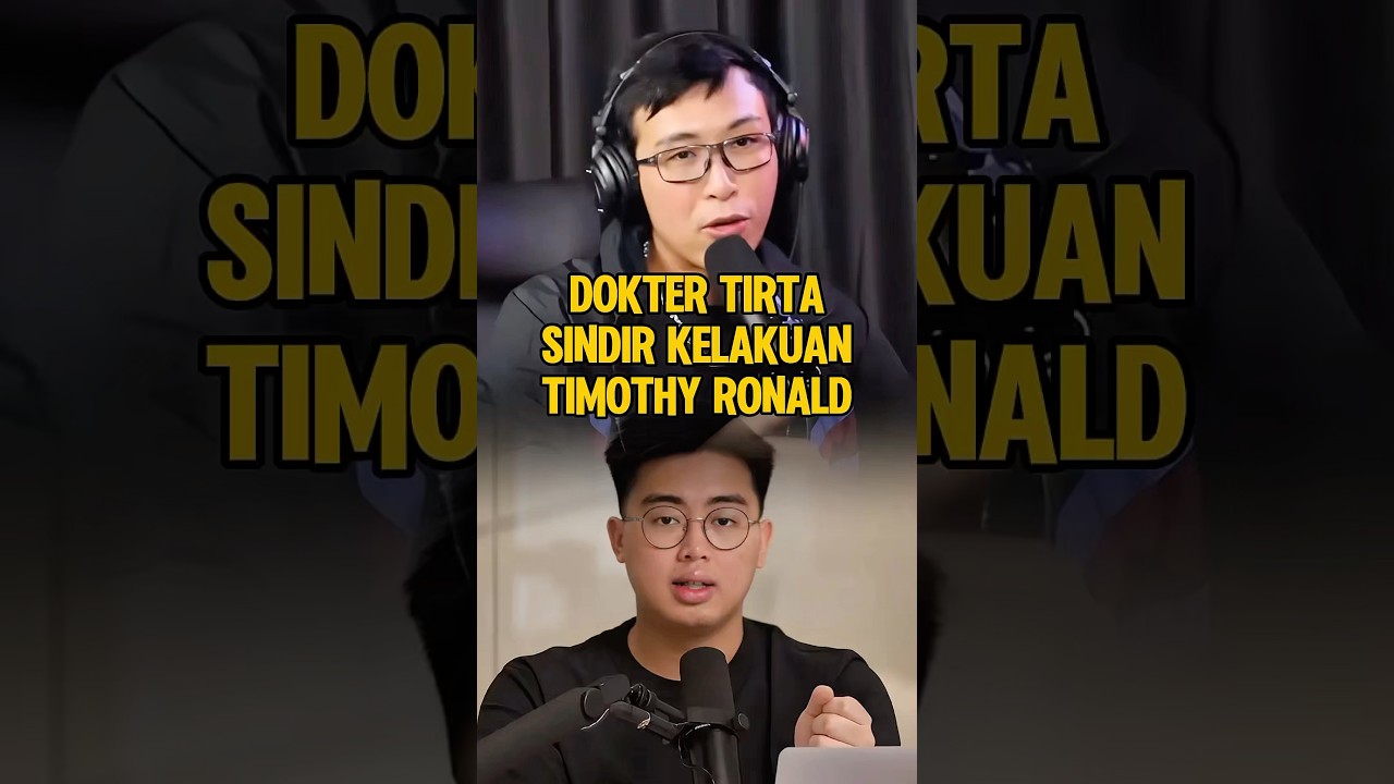 Akhirnya Dokter Tirta Sindir Kelakuan Timothy Ronald 