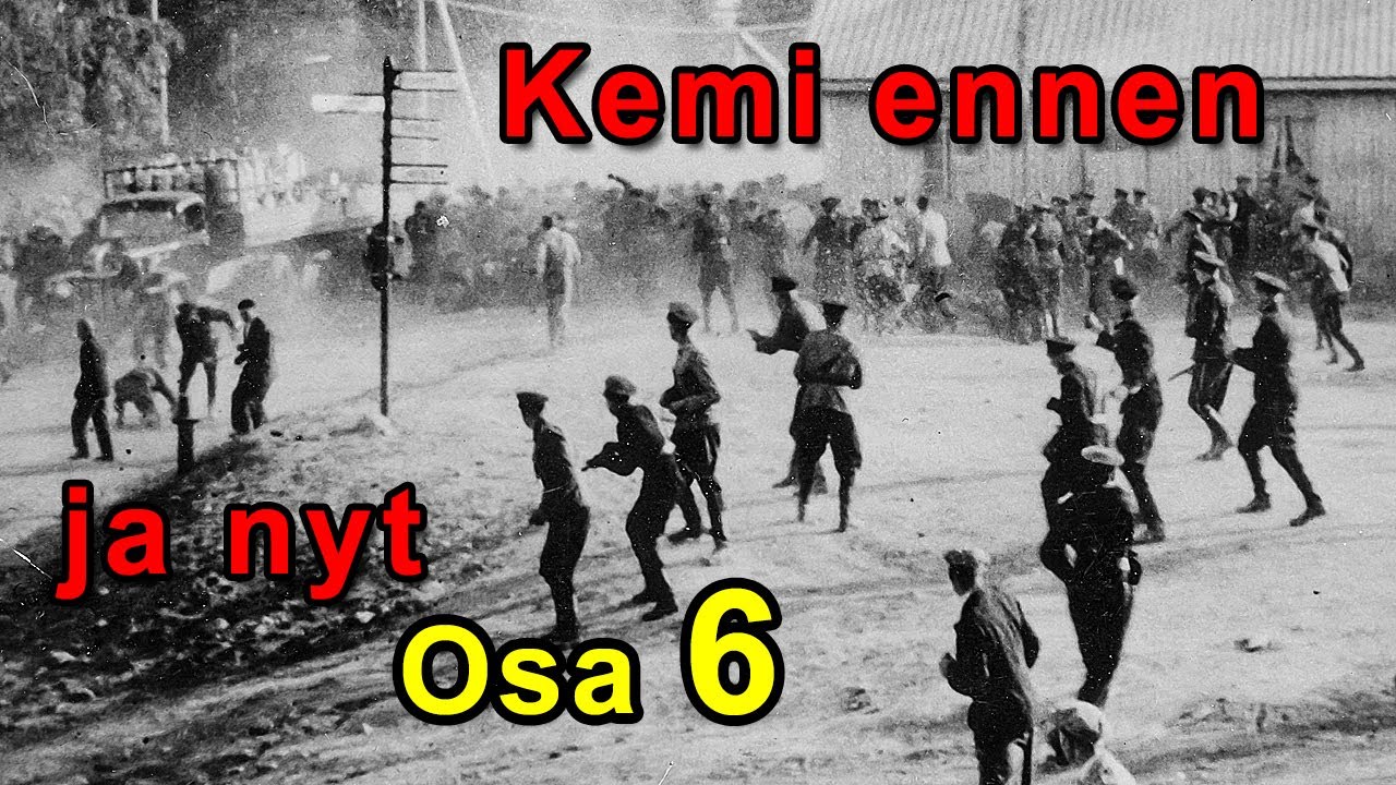 Kemi - Vanhoja kuvia vs. nyt, mm. Kemin kapina, 