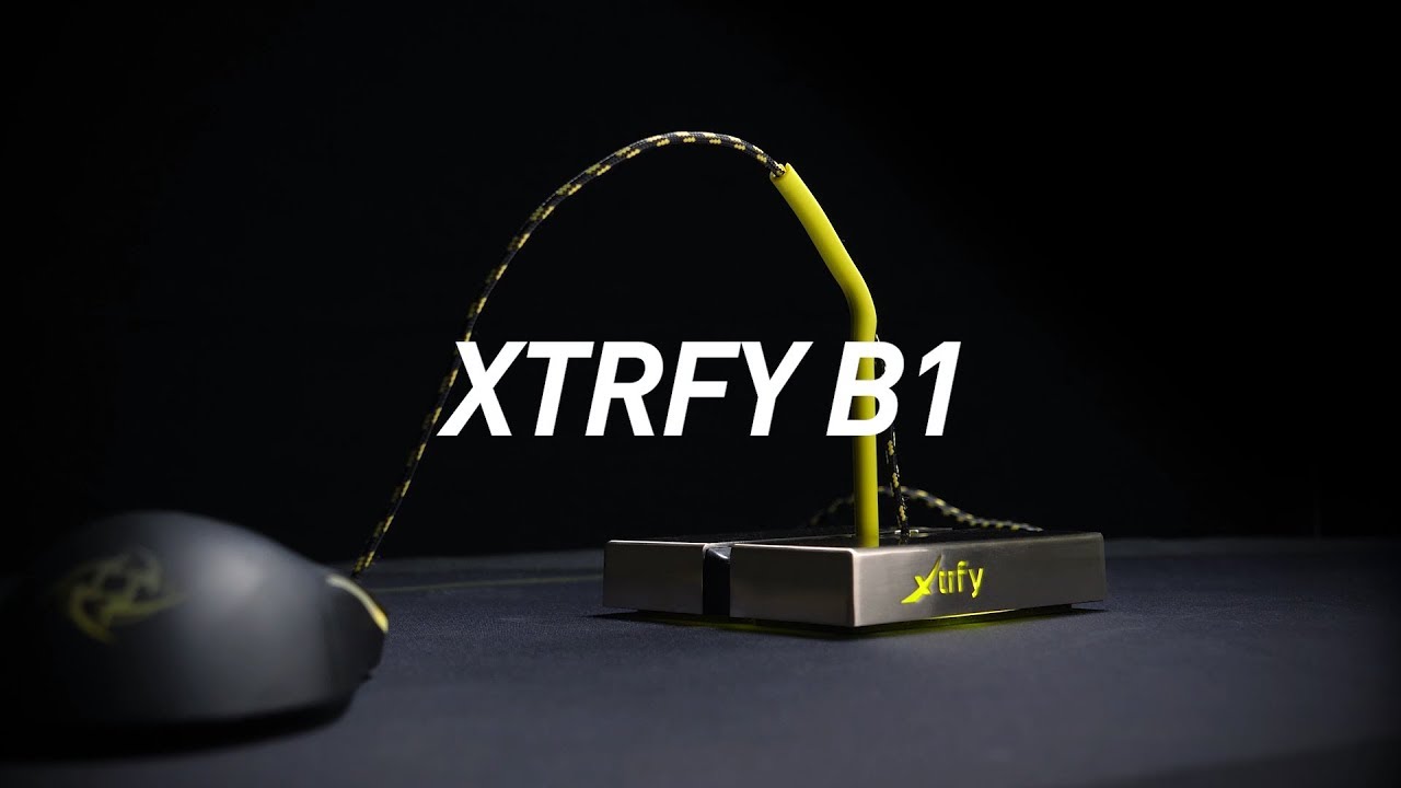 Make your gaming smoother. Xtrfy B1 Mouse Bungee.