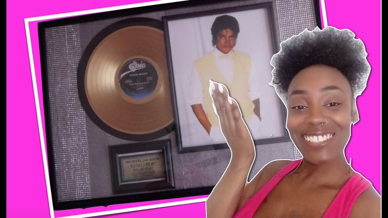 DIY Michael Jackson Framed Gold Vinyl Record Plaque!