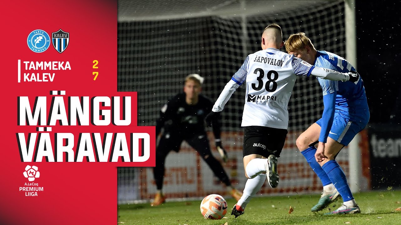 Tartu JK Tammeka - JK Tallinna Kalev I 2:7 I A. Le Coq Premium liiga 33. voor I 2023