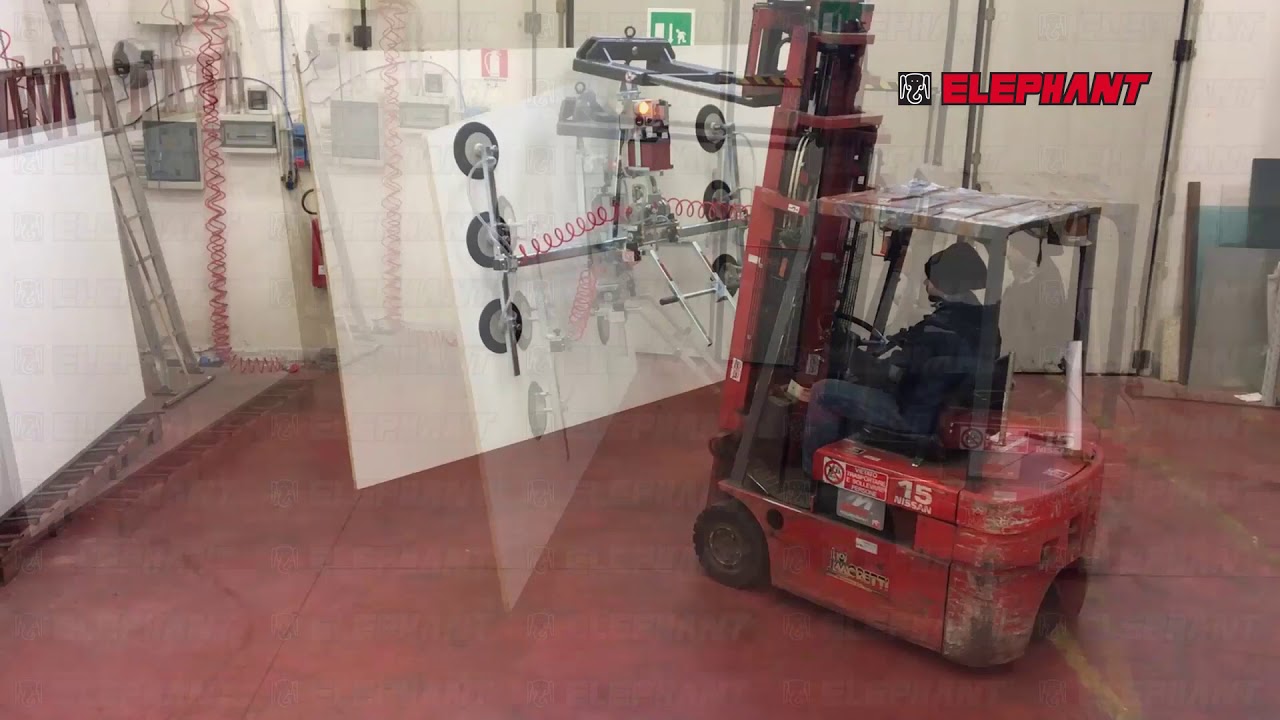 373. Sollevatore a ventosa speciale elettrico per lastre di vetro - GP6FA - Elephant srl