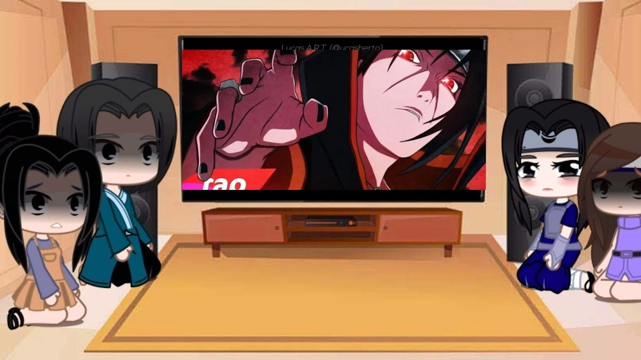 Família Uchiha Reage ao Rap do Itachi (Naruto) ESSA DOR QUE CAUSEI... | NERD HITS