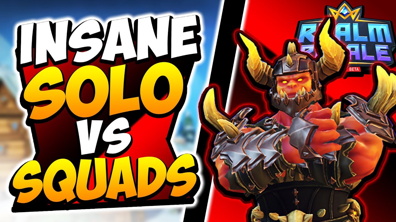 Lonnieyo Realm Royale SOLO vs SQUADS - INSANE GAMES