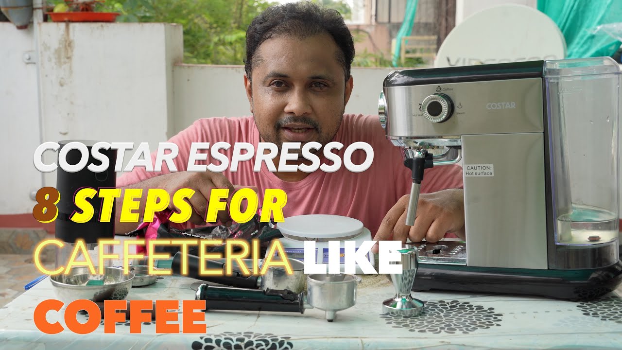 Costar Espresso Coffee Maker | 8 Barista Secrets to Make Café-Style Coffee at Home #CoffeeTutorial