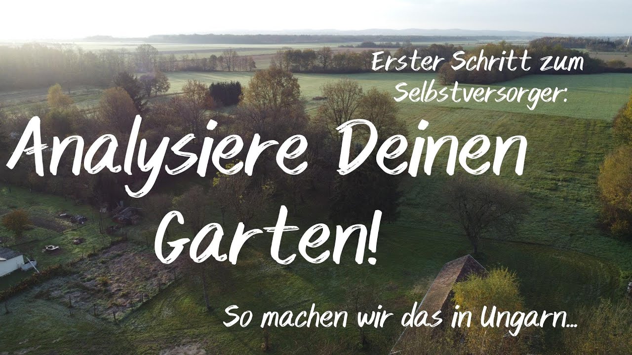Überspringe niemals diesen Schritt, wenn Du Selbstversorger werden willst!