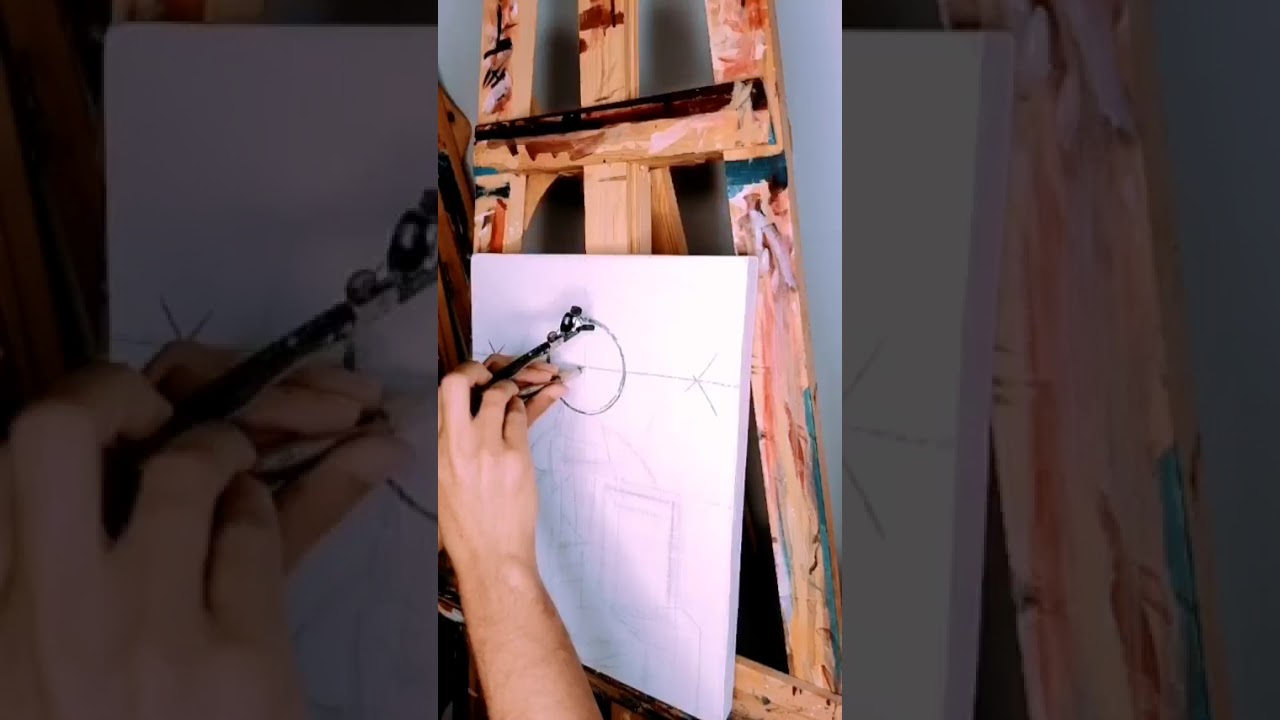 Coptic icon design process part 1تصميم ايقونه قبطيه الجزء الأول
