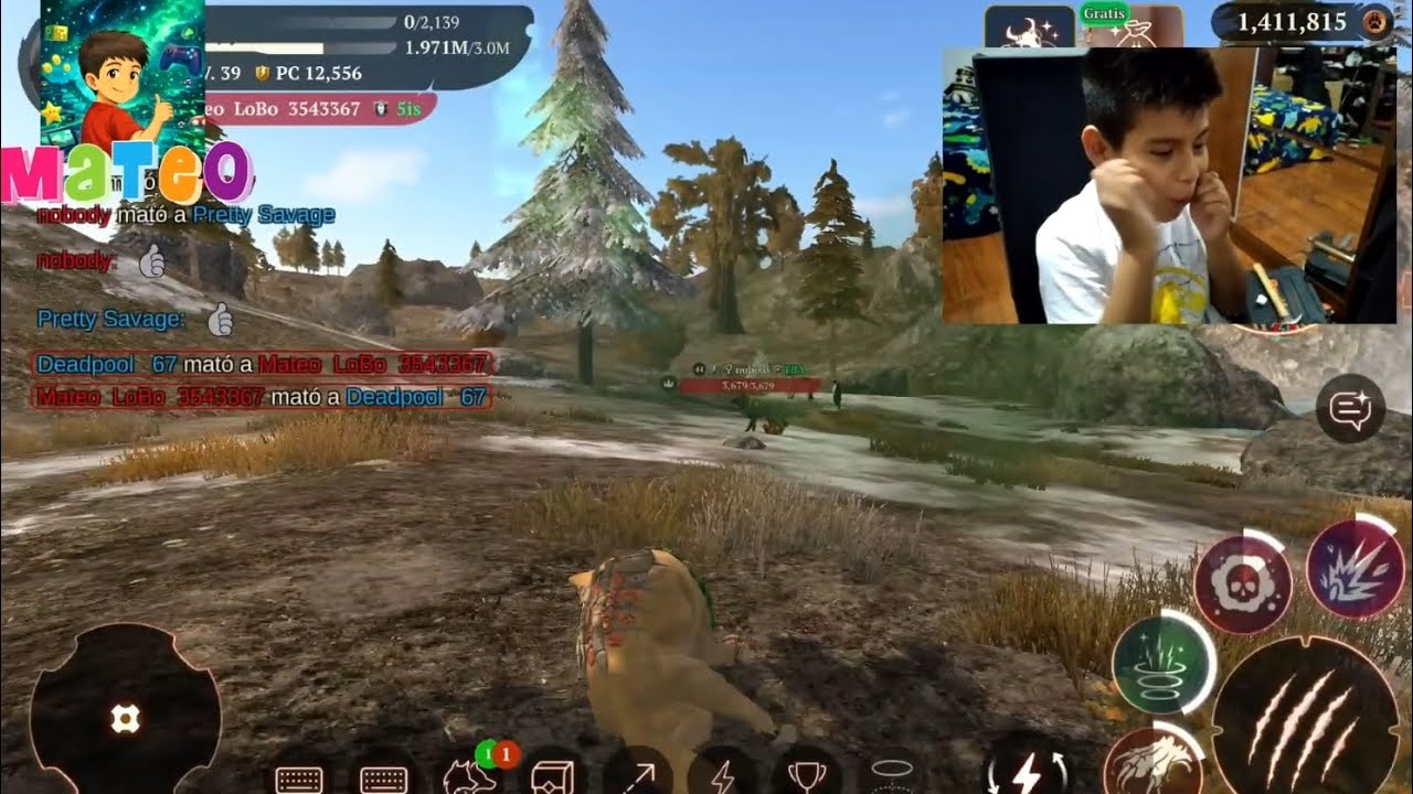 ME CONVERTÍ EN EL LOBO ALFA!!! #player #games #thewolf #simulator 