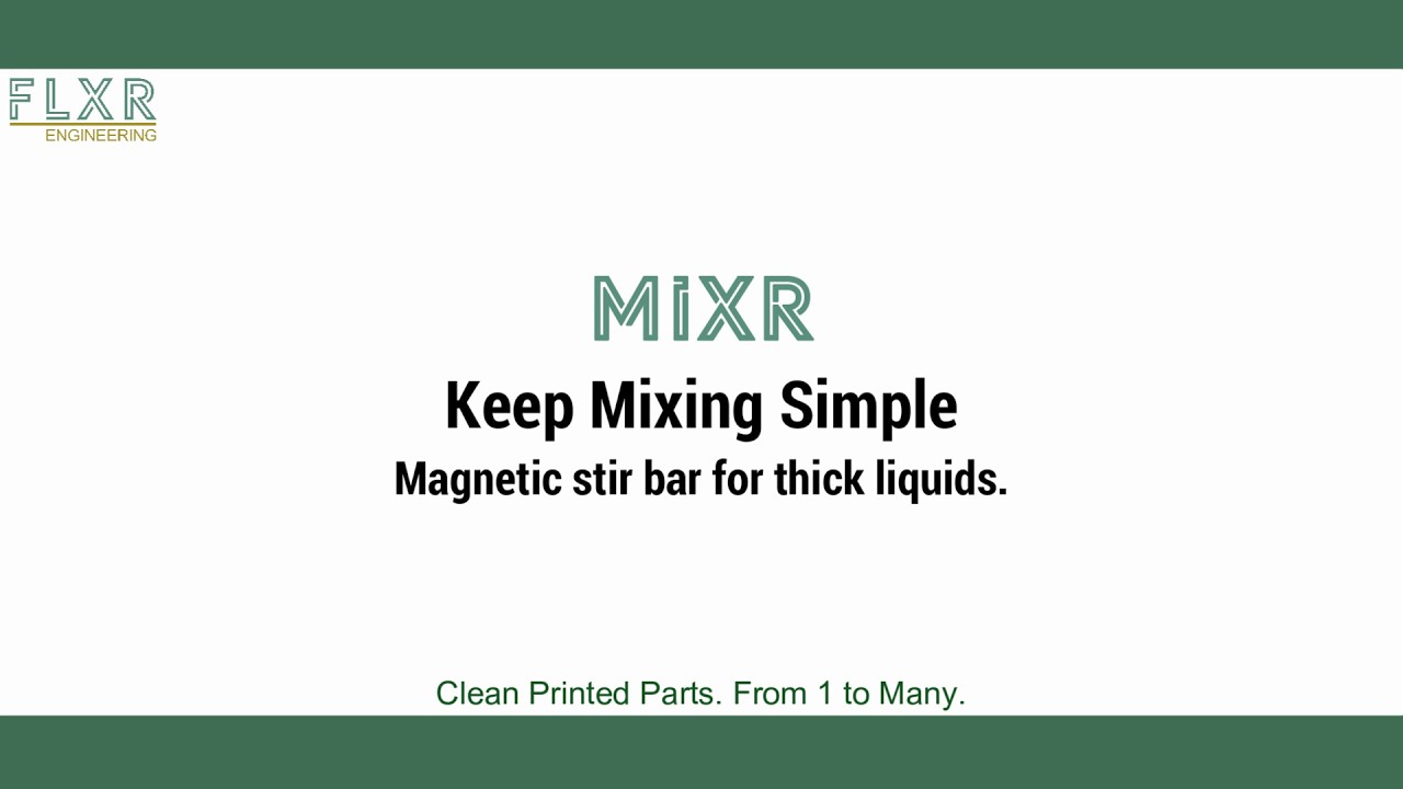 Magnetic Stir Bar for Thick Liquids [High-Viscosity Mixing]